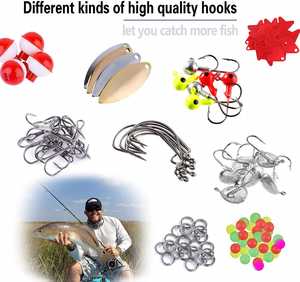 Juego de accesorios de pesca, incluye anzuelos, pesas de fundición de lubina, ganchos de pesca, Sinker Sdes - Product Image 5