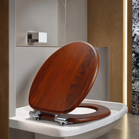 Siège de toilette carré moderne Sunrise à fermeture douce, épaissi, universel, à dégagement rapide, en PP, pour salle de bain, garantie 3 ans