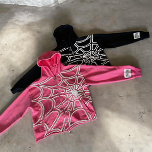 All'ingrosso Spider-Man <span class=keywords><strong>felpe</strong></span> con cappuccio USA Spider in tutto il mondo strass <span class=keywords><strong>felpe</strong></span> con cappuccio per uomo - Product Image 3