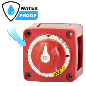 Interrupteur de déconnexion de batterie rotatif à 4 pôles à double circuit série M 6011 300A 32V 50/60Hz pour camping-car, yacht, bateau marin - Product Image 1