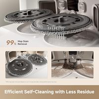 Aspirateur robot Dreame L10s Pro Ultra Heat avec station de nettoyage automatique DuoScrub et fonction de lavage, 32 niveaux d'humidité, pour la maison et le salon