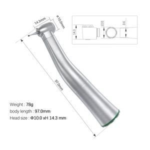 CP-Z15 電動4:1減速コントラアングル低速歯科用ハンドピース CE認証 4方向スプレー プッシュボタン式手術器具 - Product Image 5