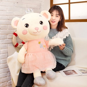 Hot Bán Tùy Chỉnh Gấu Bông Đồ Chơi 2022 Mới Mềm Thú Nhồi Bông Vải Sang Trọng Unisex Ấm Túi Màu Đen Gấu Sang Trọng - Product Image 5