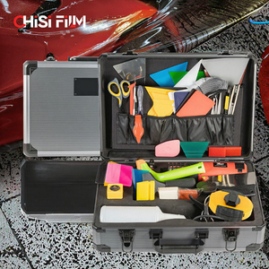 Outils de désherbage du vinyle, kit de racloir et de raclette pour l'installation de vinyle sur véhicule, kit de film teinté pour vitres de voiture, kit de vinyle pour voiture, outils d'emballage de voiture - Product Image 3