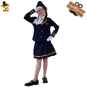 Uniforme de <span class=keywords><strong>azafata</strong></span> para chica, <span class=keywords><strong>disfraz</strong></span> - Product Image 2