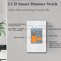 Interruptor Atenuador Inteligente LCD 2026 para Hogar Inteligente, Compatible con Apple HomeKit y la Aplicación TUYA y Smart Life