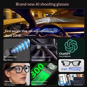 Gafas Inteligentes <span class=keywords><strong>con</strong></span> IA, <span class=keywords><strong>Cámara</strong></span> 1080P, Llamadas <span class=keywords><strong>de</strong></span> Video, Traducción, Preguntas y Respuestas <span class=keywords><strong>con</strong></span> IA, Control Táctil Mediante <span class=keywords><strong>Aplicación</strong></span> - Product Image 4