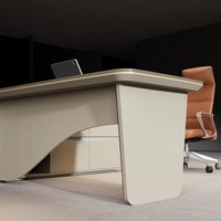 Bureau d'ordinateur de luxe en bois massif peu encombrant en forme de L avec tiroirs de rangement et bordure en PVC pour