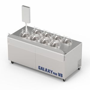 MILES GALAXY <span class=keywords><strong>PRO</strong></span> V8 Flavors Prix d'usine en vente <span class=keywords><strong>Machine</strong></span> à glace dure commerciale haut de gamme Congélateur par lots <span class=keywords><strong>Machine</strong></span> à gelato - Product Image 2