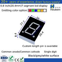 Affichage numérique LED à 7 segments de 0,8 pouce (20,4 mm) pour affiche numérique, SDK, couleur rouge, broches gauche et droite avec 2 points