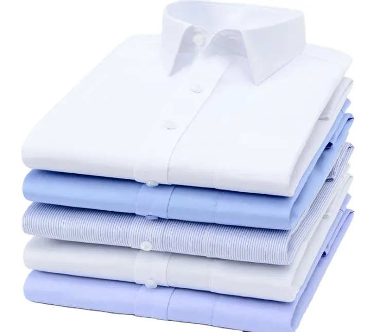 European High Quality Business Long Sleeve Uniform Office Shirts For Men