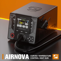 Estación de Retrabajo con Pistola de Aire Caliente Inteligente de Alta Potencia AirNova 1200W de MECHANIC, Boquilla de Aire Caliente, Herramientas de Desoldadura para Reparación de Teléfonos, BGA, IC, PCB