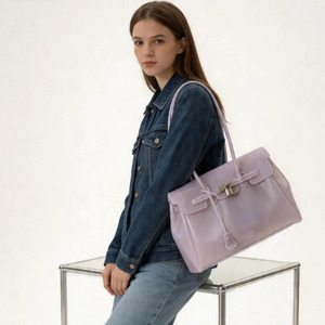 Borsa tote impermeabile in PVC da <span class=keywords><strong>donna</strong></span>, trasparente, personalizzata, olografica, per lo shopping, da concerto, in gelatina, di alta qualità, con logo stampato - Product Image 3