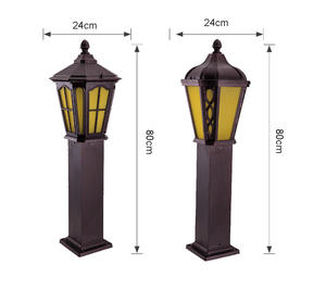 Al Aire Libre IP65 impermeable Solar LED jardín luces hueco camino césped decorar con iluminación de camino - Product Image 4