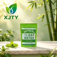 Thé Détox Minceur Naturel aux Herbes, Marque Privée OEM, pour Adultes, Perte de Poids, Amélioration de la Densité Osseuse, Amincissement de l'Abdomen, GMP/HACCP