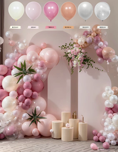 Set di decorazioni di festa di san valentino in lattice rosa palloncino arco per matrimonio di compleanno natale decorazioni di pasqua di san valentino - Product Image 4