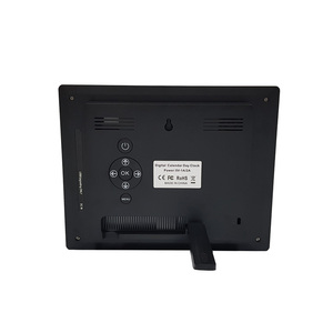 8-<span class=keywords><strong>inch</strong></span> màn hình kỹ thuật số ngày đồng hồ báo thức bàn đồng hồ xu hướng thông minh đồng hồ treo tường trắng vuông 8 <span class=keywords><strong>inch</strong></span> kỹ thuật số LCD hiển thị 1024*768 - Product Image 5