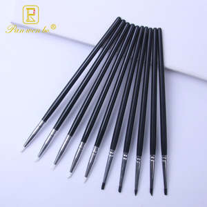 Panwenbo 2023 Hochwertiges schwarzes Silikon-Kunststoff-/Aluminiumrohr 5-teiliges DIY-Kunst- und Töpferwerkzeug für Kinder, Zeichenwerkzeug, Kunstbedarf - Product Image 3