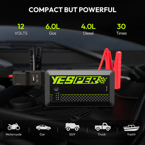 Yesper Armor <span class=keywords><strong>Mini</strong></span> дешевая цена 1500A пиковый ток портативный JumpStart с 8000 мАч Power Bank стартер прыжок для мотоцикла - Product Image 2
