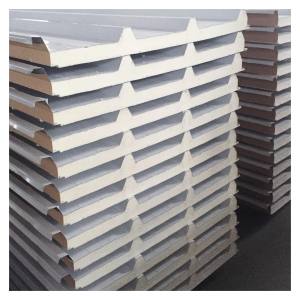 Toit en polyuréthane Protection de l'environnement Isolation des panneaux sandwich de toit en métal Panneau de toit isolé - Product Image 6