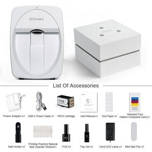 Máquina de Arte de <span class=keywords><strong>Uñas</strong></span> 3D Totalmente Automática O2nails, Impresora de <span class=keywords><strong>Uñas</strong></span> Portátil, Alimentación USB, Pintura Instantánea a Color, FM-NP1801V, Consumibles - Product Image 2