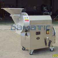 Industriële Elektrische Fruit Groente Slice Kubus Snijden Snijden Dicing Machine Aardappel Wortel Banaan Chips Cutter Slicer Dicer