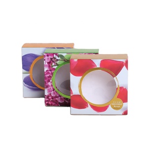 Bán Buôn Tùy Chỉnh Giá Rẻ Thiết Kế Chấp Nhận Vòng Cửa Sổ Trong Suốt Hộp Bao Bì Cho Handmade Xà Phòng - Product Image 1