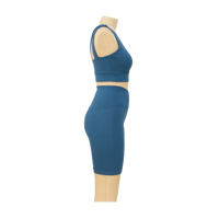 Ensemble de vêtements de sport décontractés personnalisés en usine ensembles de fitness respirants pour femmes
