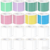 Rouleau d'étiquettes thermiques vierges 4x6 autocollantes pour expédition, vente en gros