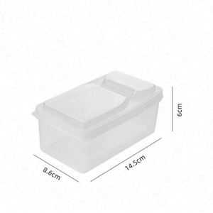Frascos de Almacenamiento de Cocina Modernos, Herméticos, Ecológicos, de Plástico, Estilo Europeo, con Tapas Abatibles, Embalados en Cartón, a Prueba de Polvo, Multifuncionales para Alimentos - Product Image 6