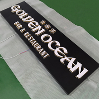 Personnalisé 3D Acrylique De Signe de Lettre De Canal de Publicité de Magasin de Logo Enseigne Pour Le Center Commercial