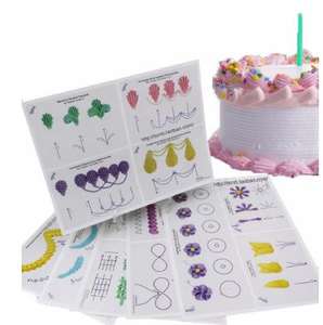 23 pz/set glassa <span class=keywords><strong>Piping</strong></span> ugelli pratica disegni bordo torta pasticceria principiante pratica carta fondente decorazione accessori - Product Image 4