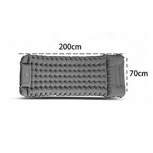 Colchón Inflable Portátil Impermeable, Colchoneta de Camping Ultraligera de TPU con Bomba de Pie Integrada - Product Image 2