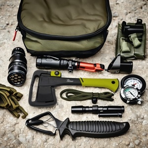 Hache de camping en plein air avec lame en acier SK5 poignée en fibre de verre pochette en PVC-Source d'alimentation manuelle pour utilisation - Product Image 4
