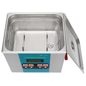 Nettoyeur de vibration ultrasonique numérique en acier inoxydable 11L avec chauffage et minuterie - Product Image 2