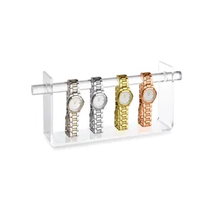 Transparent Acrylic U-Shape Hanging Watch Display Stand Acrylic Jewelry Bracelet Necklace Display Rack