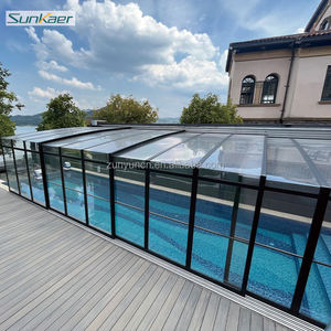 <span class=keywords><strong>Cubierta</strong></span> <span class=keywords><strong>Retráctil</strong></span> de Policarbonato para <span class=keywords><strong>Piscina</strong></span>, Refugios para <span class=keywords><strong>Piscina</strong></span> Solar con 10 Años de Garantía de Aluminio, Buen <span class=keywords><strong>Precio</strong></span> - Product Image 4