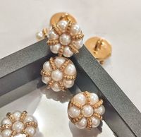 Bouton de couture vintage de luxe écologique en perles florales, en métal doré perlé, pour robe de mariée, cheongsam, chemisier, vêtement