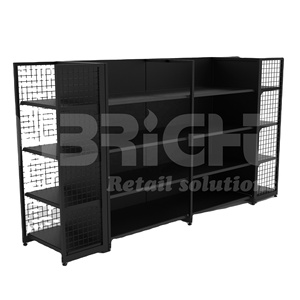 Kích Thước Tùy Chỉnh Mỹ Phong Cách Siêu Thị Giá Hai Mặt Nhiều Lớp Nhiệm Vụ Nặng Nề Kim Loại Kệ Cho Cửa Hàng Sử Dụng - Product Image 6