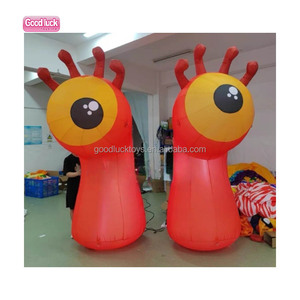 Outdoor-Dekoration Marke Logo <span class=keywords><strong>Promotion</strong></span> Aufblasbares Maskottchen Werbe modell Fixed Walking Cartoon Walking Aufblasbarer Ballon - Product Image 5