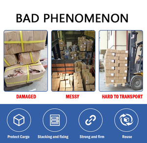 Nhiệm Vụ Nặng Nề Oxford Móc Và Vòng Lặp <span class=keywords><strong>Pallet</strong></span> Bọc Và Hàng Hóa Dây Đeo Tái Sử Dụng Có Thể Điều Chỉnh Hậu Cần Dây Đeo Cho Vận Chuyển Bao Bì - Product Image 5