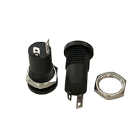 Conector de Audio DAJIANG Personalizado de 3.5mm TS, Enchufe Hembra de 2 Polos con Contacto de Cobre y Baño de Oro para Auriculares y Altavoces