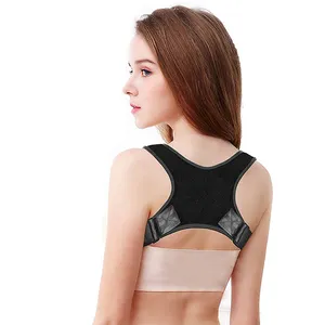 Supporto per la spalla regolabile Brace Back Posture per donne e uomini Posture Brace Corrector correzione della schiena seduta posizione Neoprene