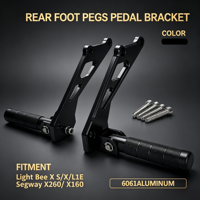 Repose-pieds en aluminium CNC 6061 T6 avec système de verrouillage pour Surron Light Bee Ultra Bee Talaria, modèles de vélos électriques