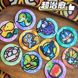 Tavolo da gioco Carrom con distintivo Pokémon DM, in PVC, decorazione per la casa, regalo da collezione per i fan - Product Image 2