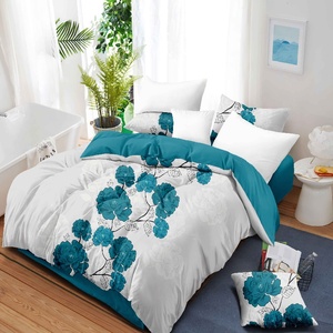 Nữ Hoàng 9-Mảnh Hình Học Hiện Đại Bộ Đồ Giường Đặt Trọng Lượng Nhẹ Có Thể Đảo Ngược Giường Bìa 2 Gối Shams Tất Cả Các Mùa Polyester Điền Vua - Product Image 3