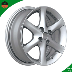 Jantes de voiture 15 16 17 18 pouces 4x100 5 branches en alliage classique argenté pour <span class=keywords><strong>TOYOTA</strong></span> Yaris Etios Passo Pixis <span class=keywords><strong>Aygo</strong></span> - Product Image 1