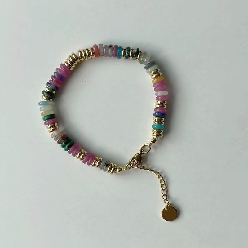 15   Mixed Color Flying Disc Bracelet