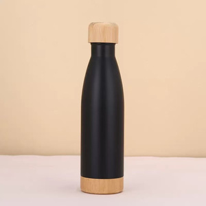 Nuevo Vaso Térmico <span class=keywords><strong>de</strong></span> Acero Inoxidable 304 con Base <span class=keywords><strong>de</strong></span> Bambú, Tapa <span class=keywords><strong>de</strong></span> Bambú <span class=keywords><strong>de</strong></span> Alta Apariencia, Botella Portátil para <span class=keywords><strong>Coca</strong></span> <span class=keywords><strong>Cola</strong></span> para Exteriores - Product Image 6