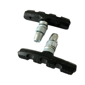 Mountain Bike Brake Pads V Brake <b>Blocks</b> Metal Composite High Grade Rubber Durable Black With <b>Screws</b> - Product Image 1